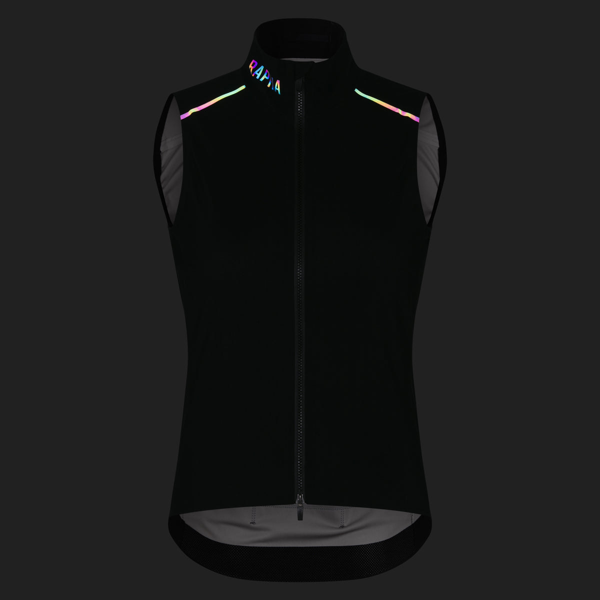 Women's Pro Team Shadow Gilet - Black/Silver Reflective