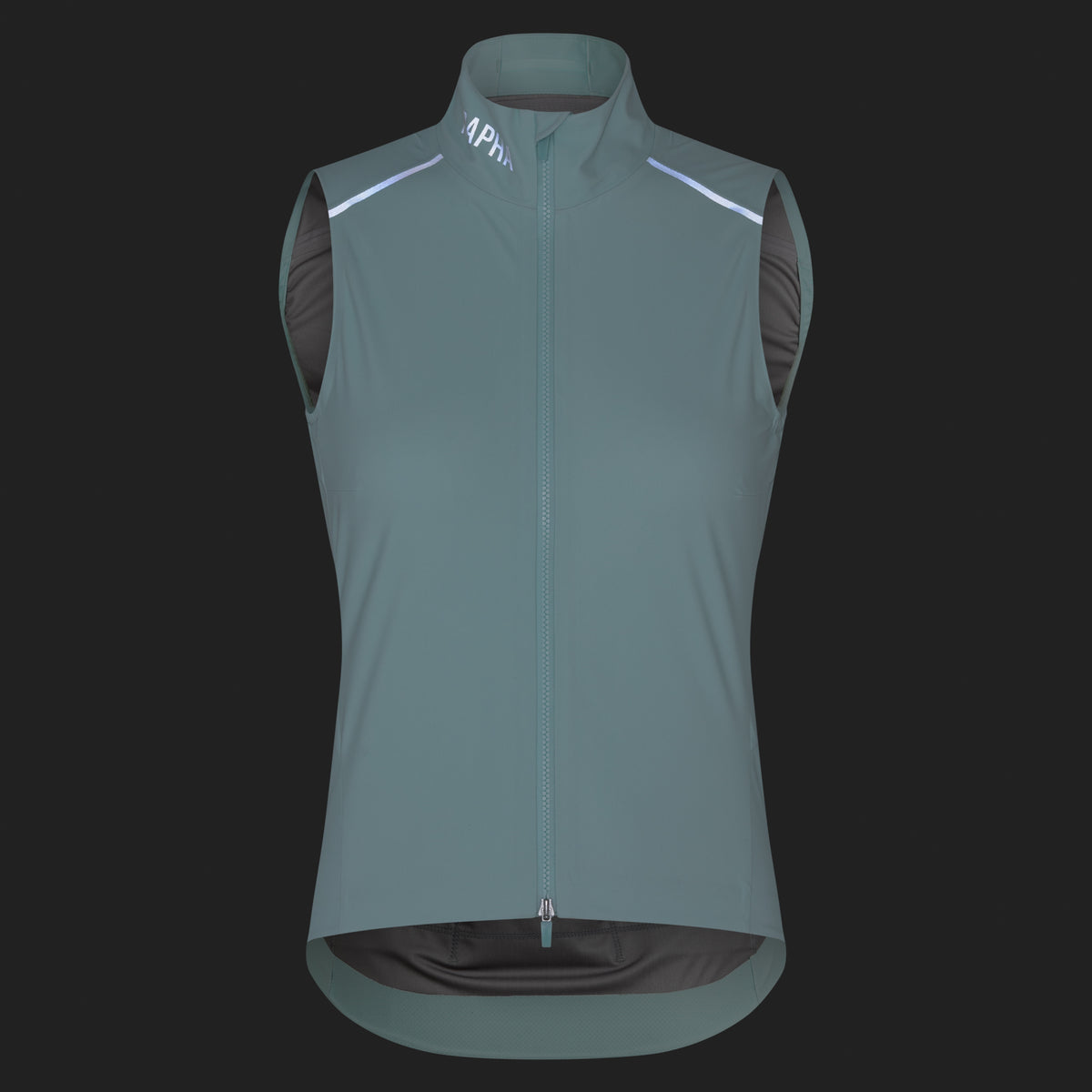 Women's Pro Team Shadow Gilet - Aqua/Silver Reflective