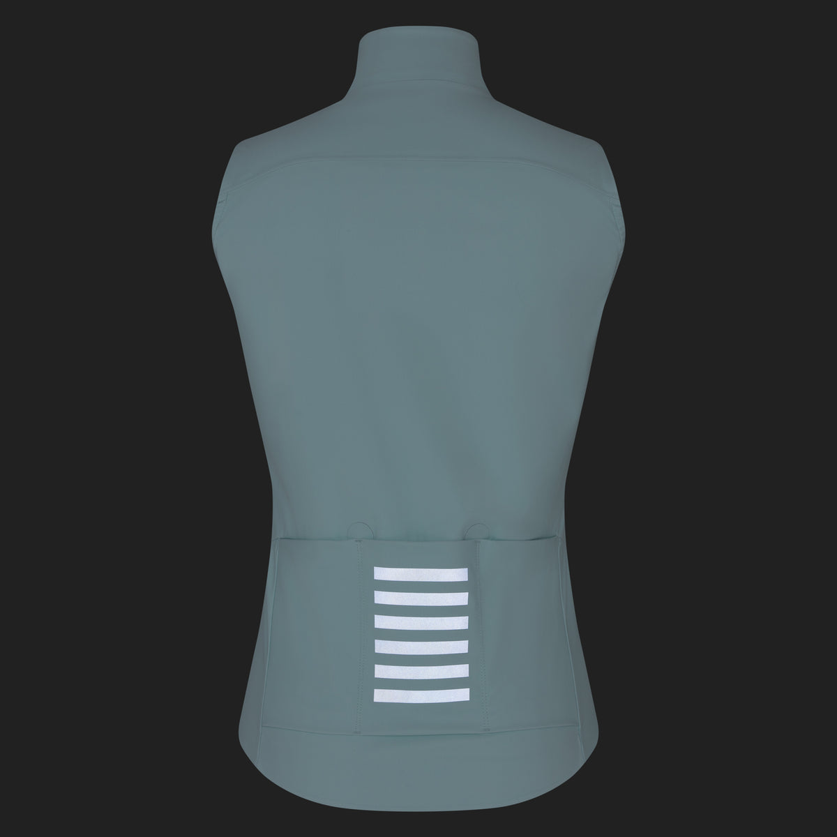 Women's Pro Team Shadow Gilet - Aqua/Silver Reflective