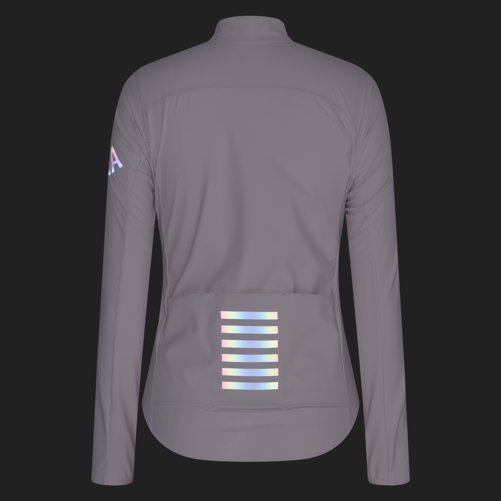 Women's Pro Team Long Sleeve Shadow Jersey - Blush/Rainbow Reflective