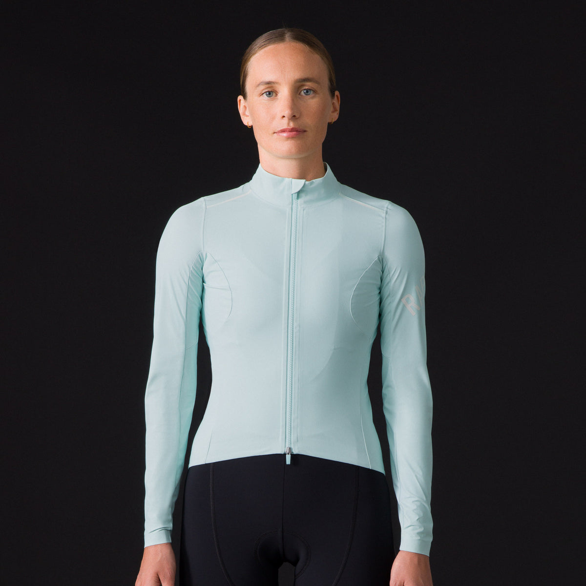 Women's Pro Team Long Sleeve Shadow Jersey - Aqua/White Reflective