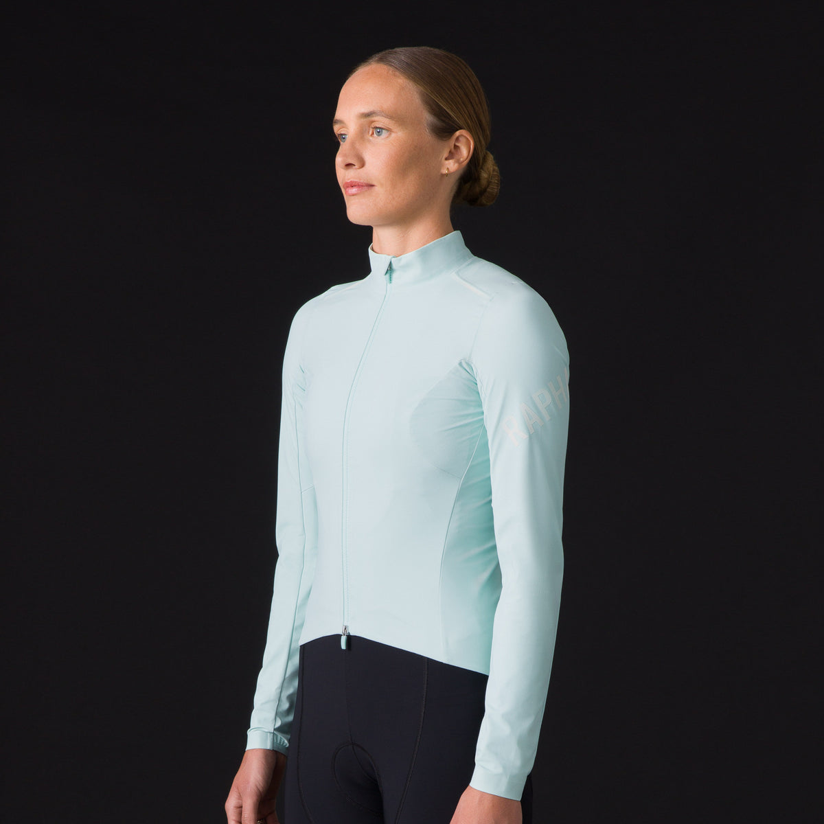 Women's Pro Team Long Sleeve Shadow Jersey - Aqua/White Reflective