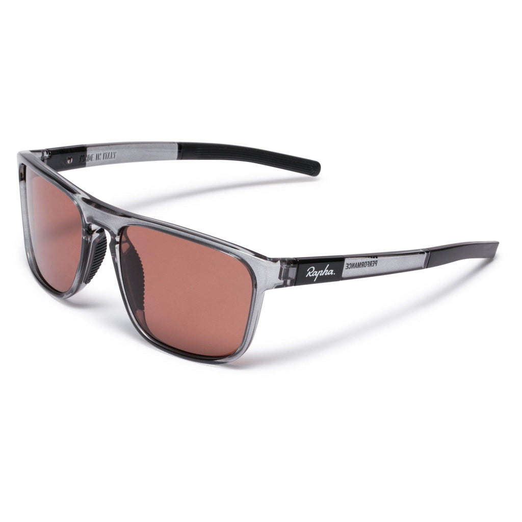 Classic Glasses - Black Clear Gloss/Rose Lens