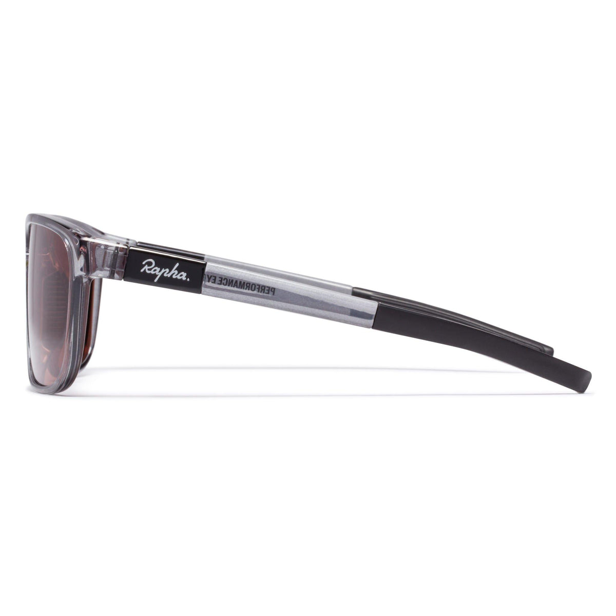 Classic Glasses - Black Clear Gloss/Rose Lens