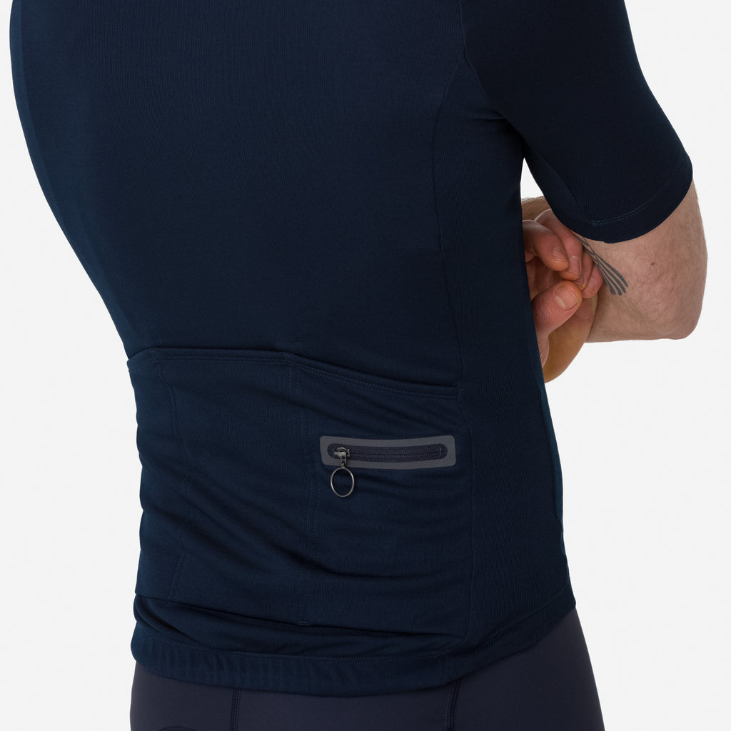 Men's Classic Jersey - Dark Navy/White