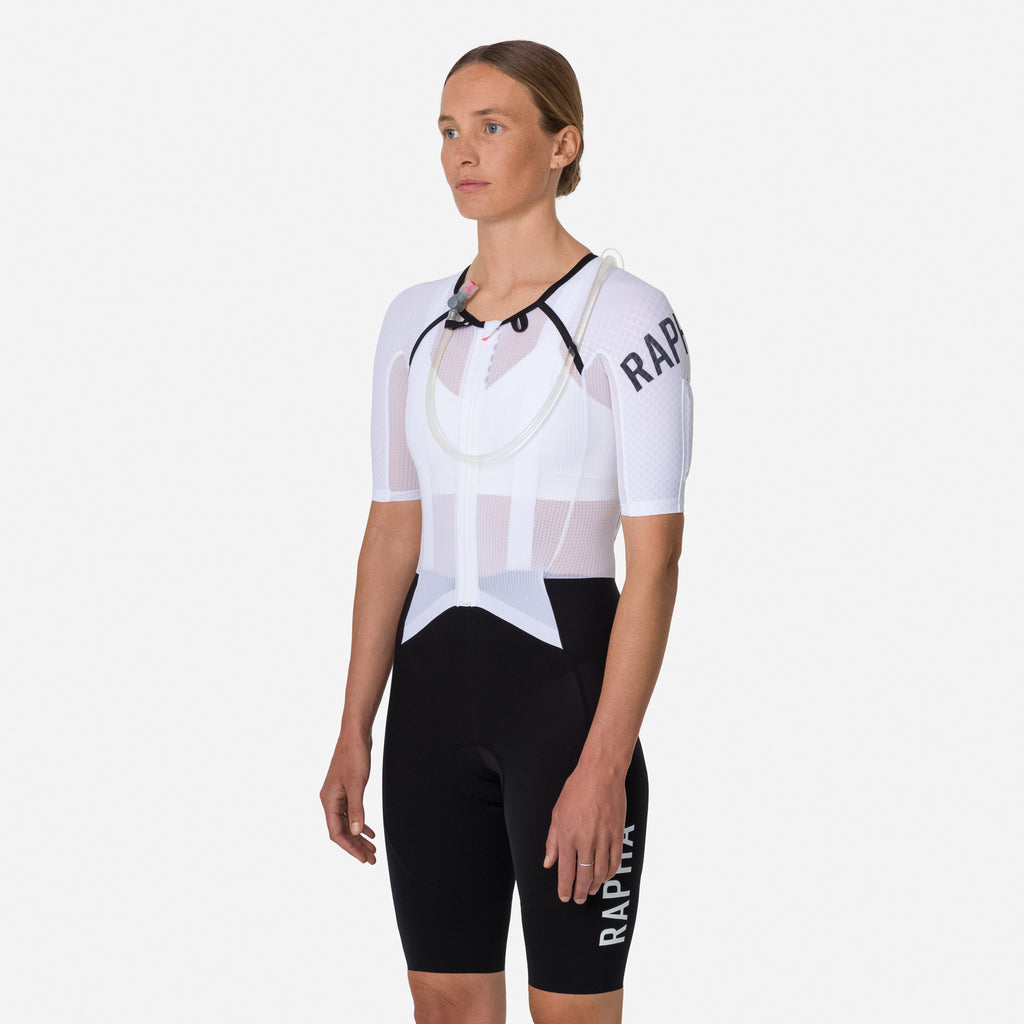 Women's Pro Team Blaero Suit - White/Black