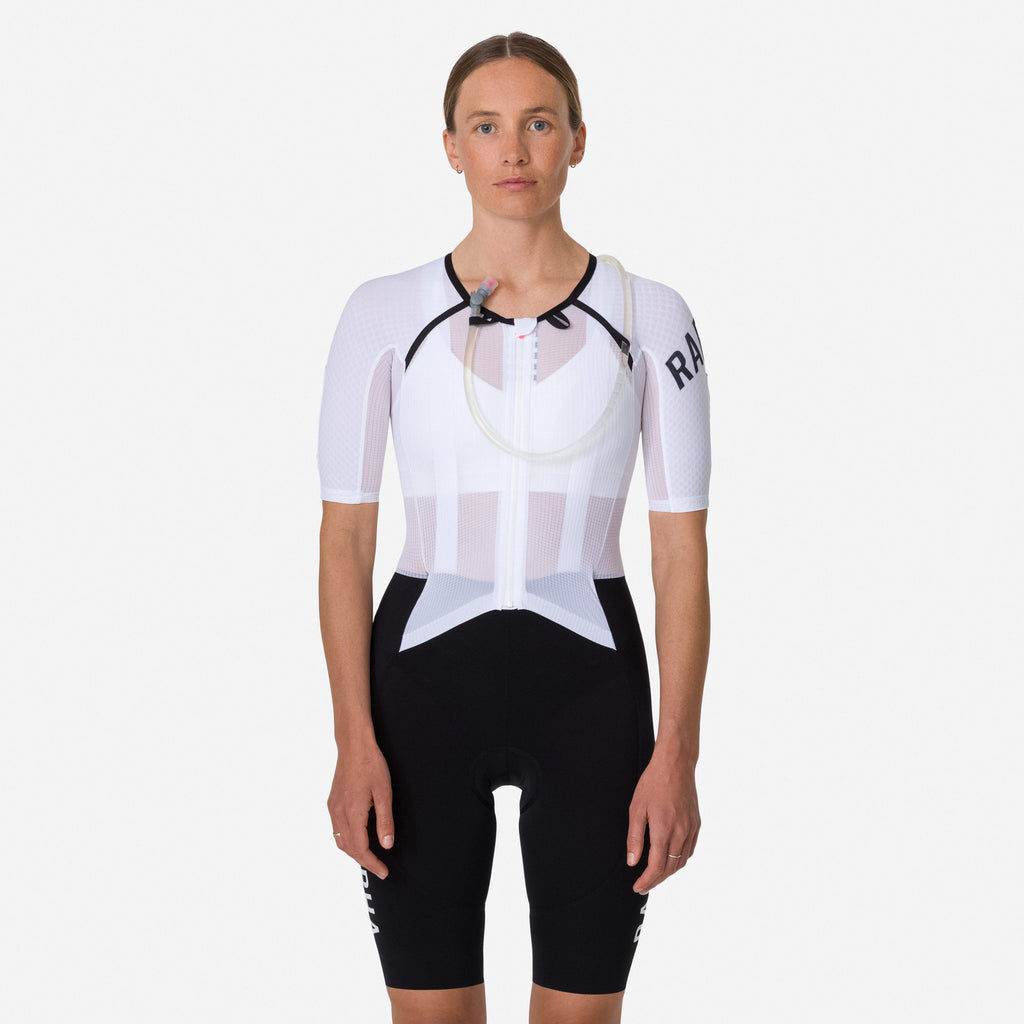 Women's Pro Team Blaero Suit - White/Black