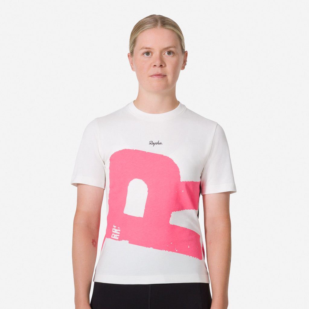 RCC + David Carson Women's Short Sleeve Cotton Tee - Multicolour