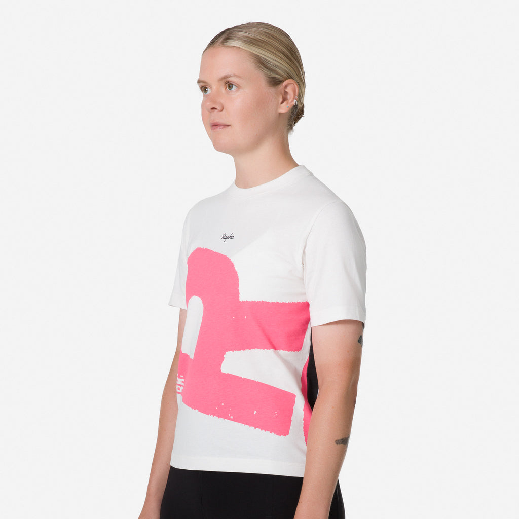 RCC + David Carson Women's Short Sleeve Cotton Tee - Multicolour