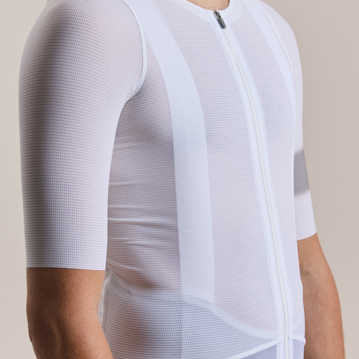 Men's Pro Team Ghost Jersey - White/Smoky Silver