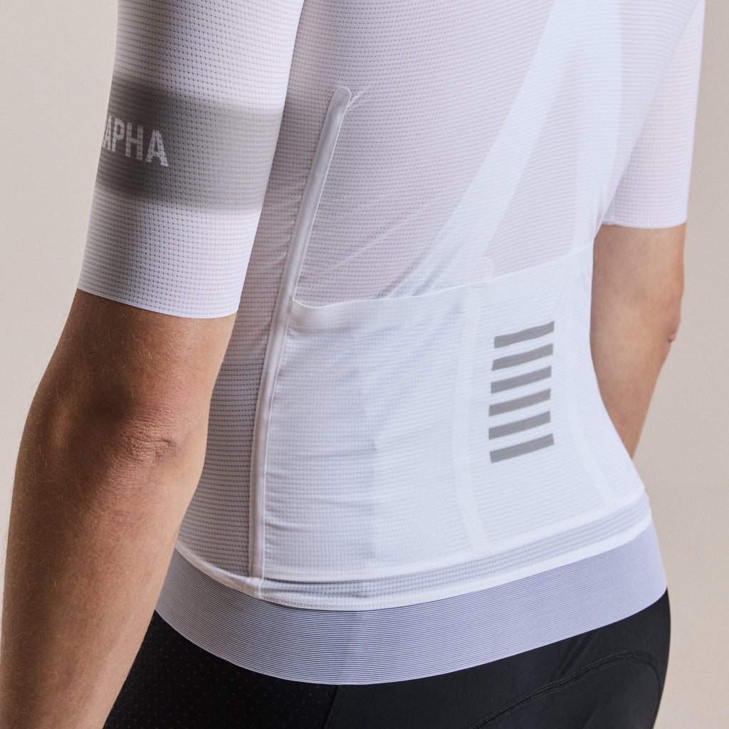 Men's Pro Team Ghost Jersey - White/Smoky Silver