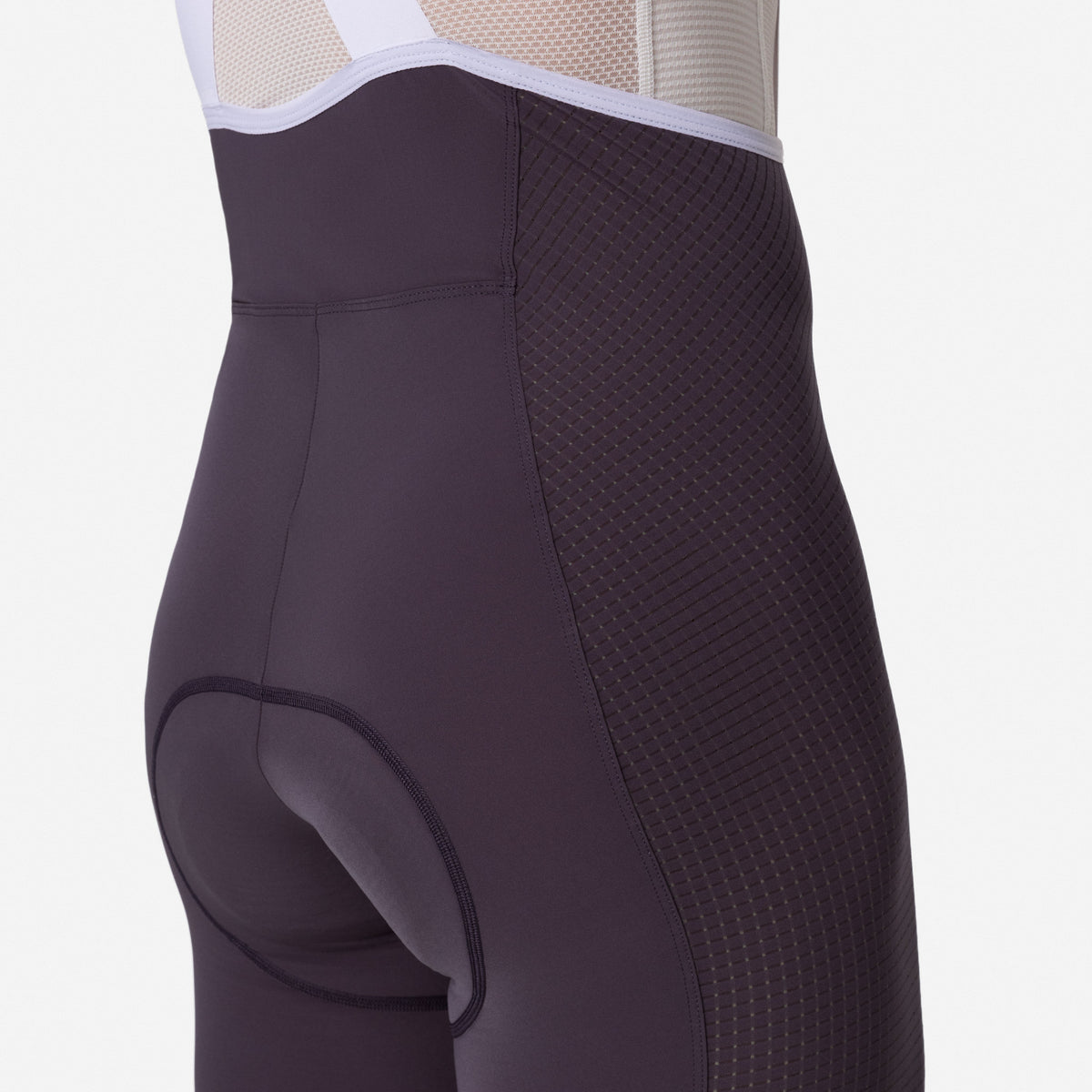 Men's Pro Team Ghost Bib Shorts - Long - Iron Grey/White