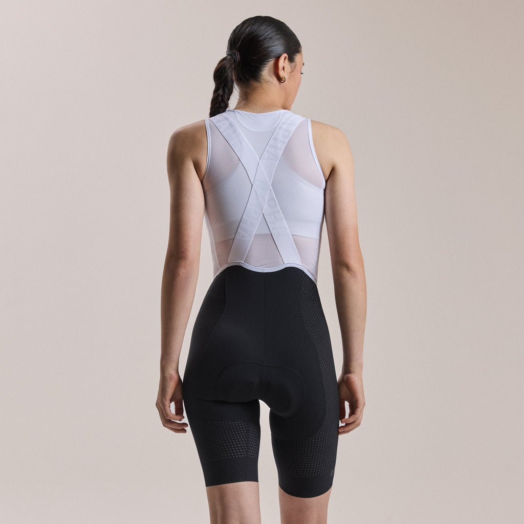 Women's Pro Team Ghost Bib Shorts - Long - Black/White