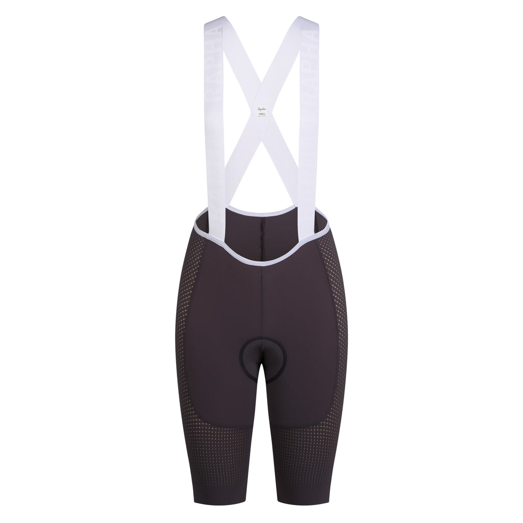Women's Pro Team Ghost Bib Shorts - Long - Iron Grey/White