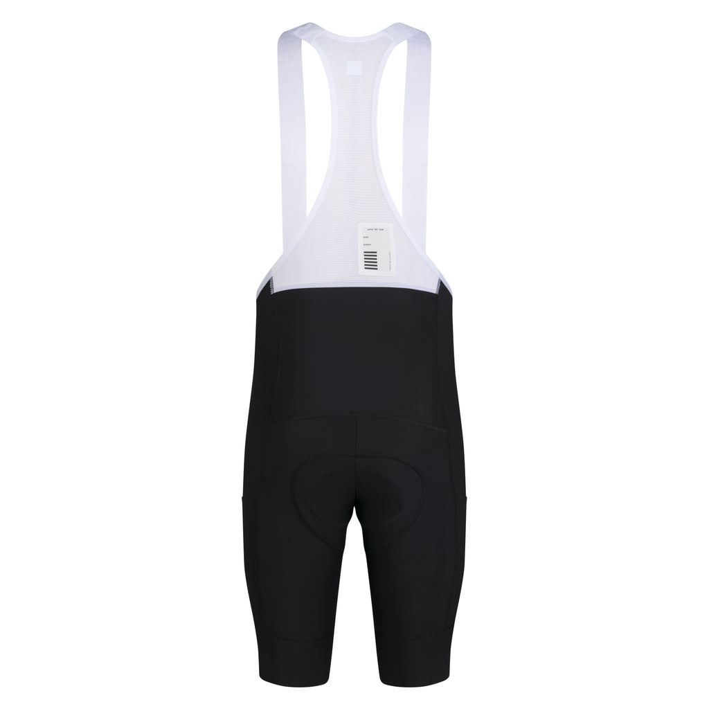 Men's Pro Team Cargo Bib Shorts - Regular - Black/White