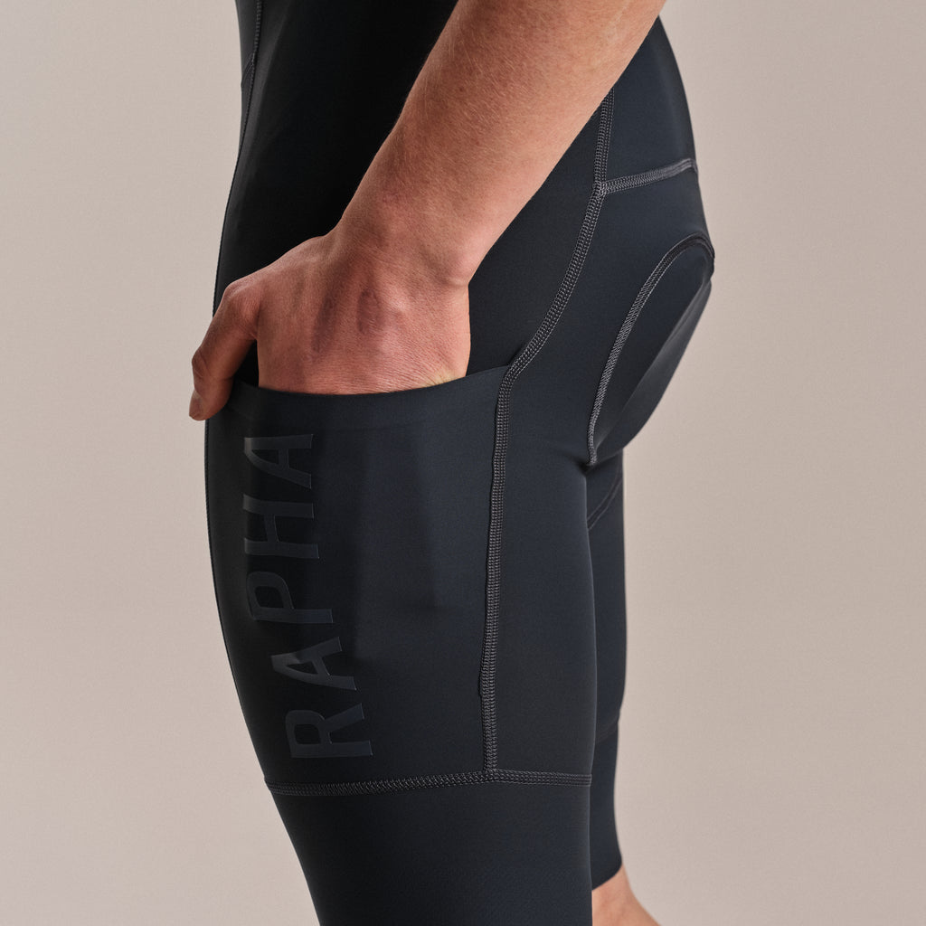 Men's Pro Team Cargo Bib Shorts - Regular - Carbon/Dark Grey