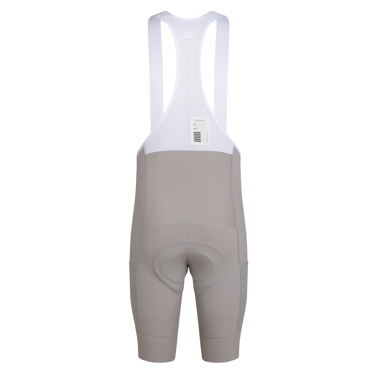 Men's Pro Team Cargo Bib Shorts - Regular - Smoky Silver/White