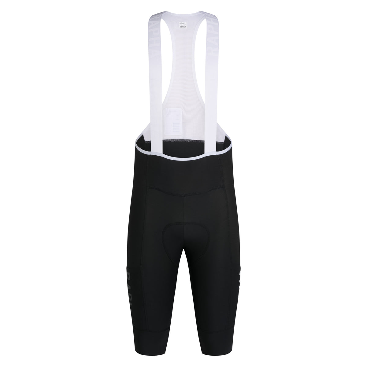 Men's Pro Team Cargo Bib Shorts - Long - Black/White
