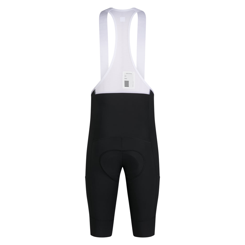 Men's Pro Team Cargo Bib Shorts - Long - Black/White