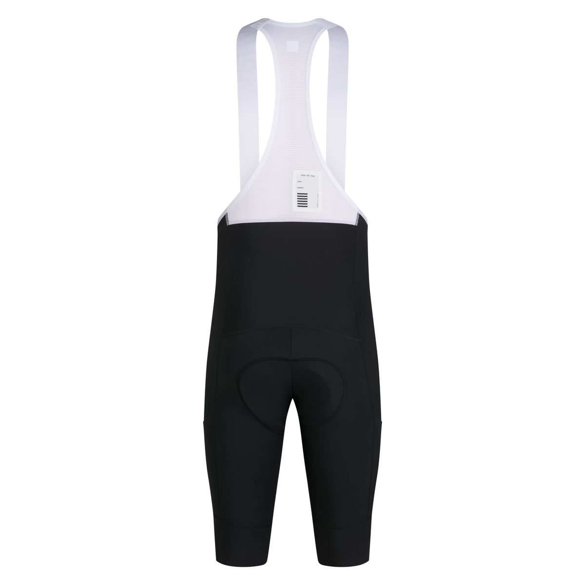 Men's Pro Team Cargo Bib Shorts - Long - Black/White