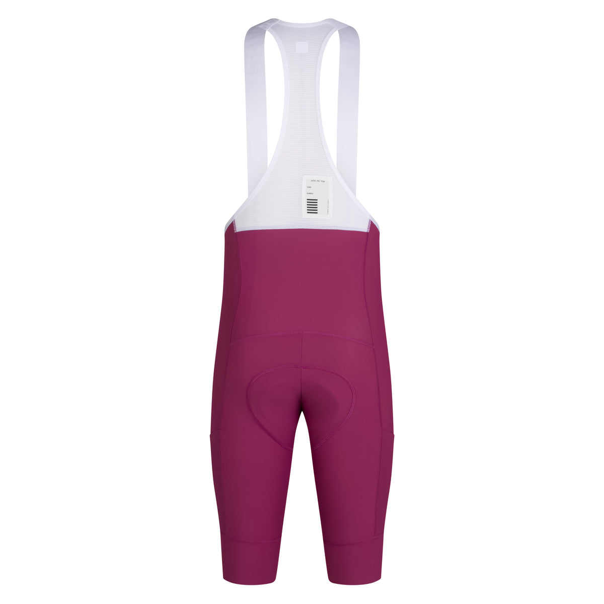 Men's Pro Team Cargo Bib Shorts - Long - Raspberry/White