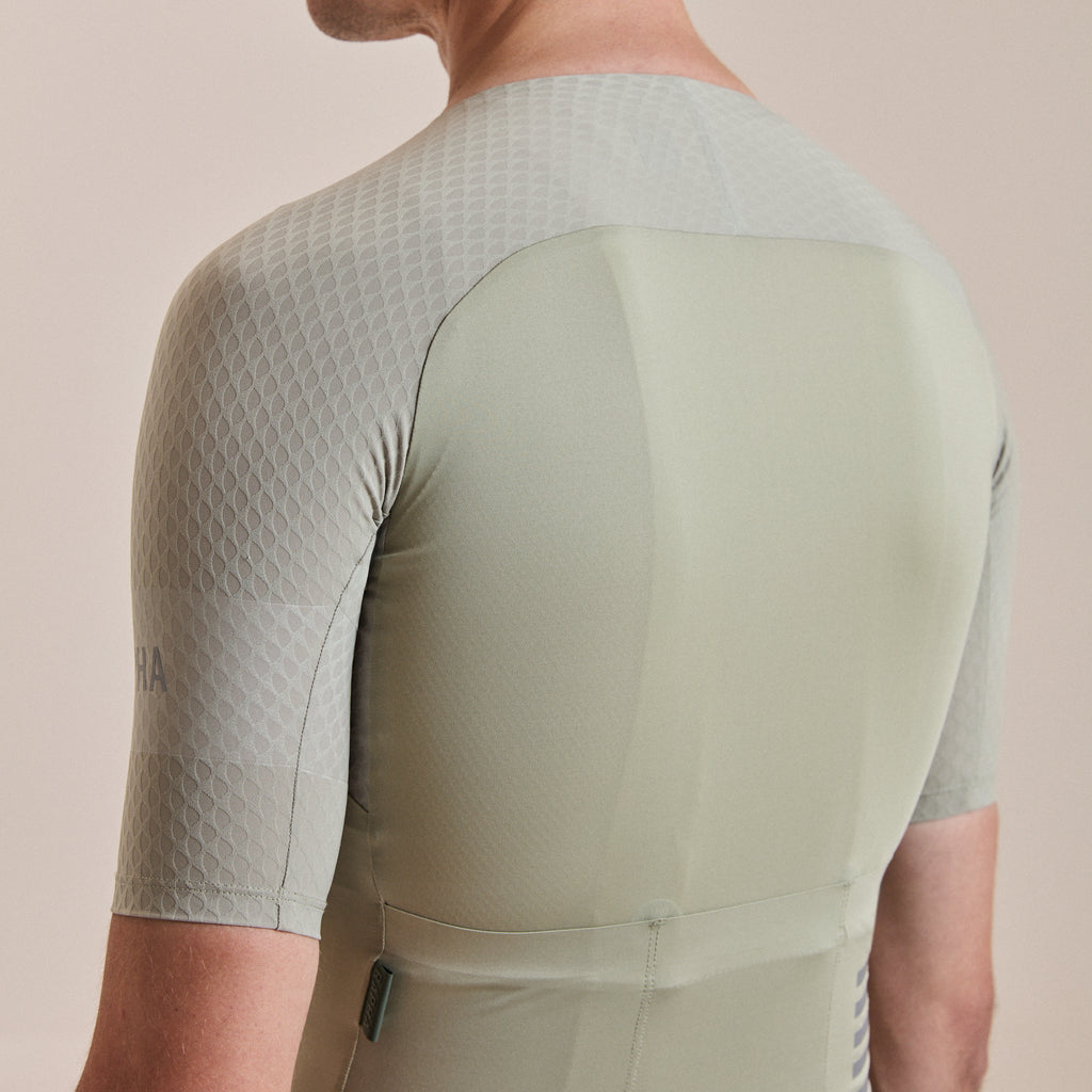 Men's Pro Team Aero Jersey IV - Seagrass/Silver Reflective
