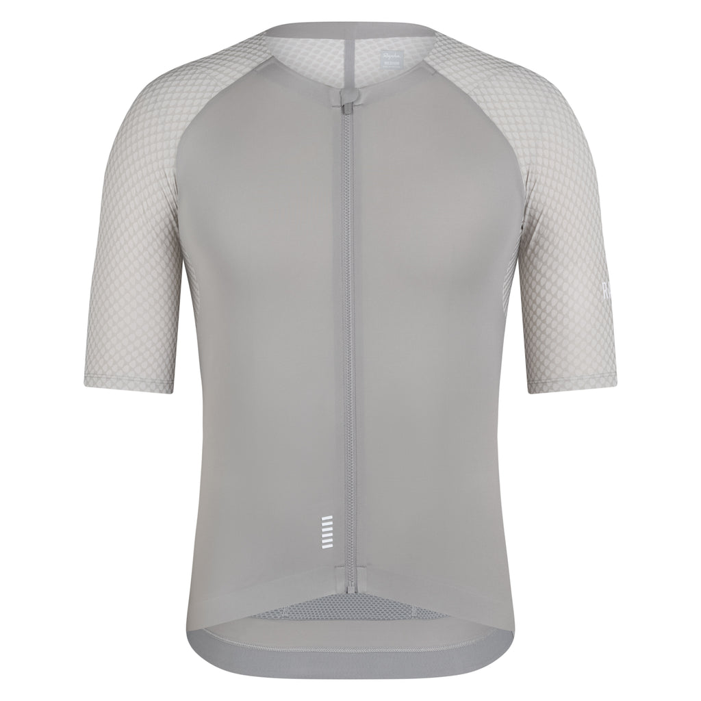 Men's Pro Team Aero Jersey IV - Smoky Silver/White