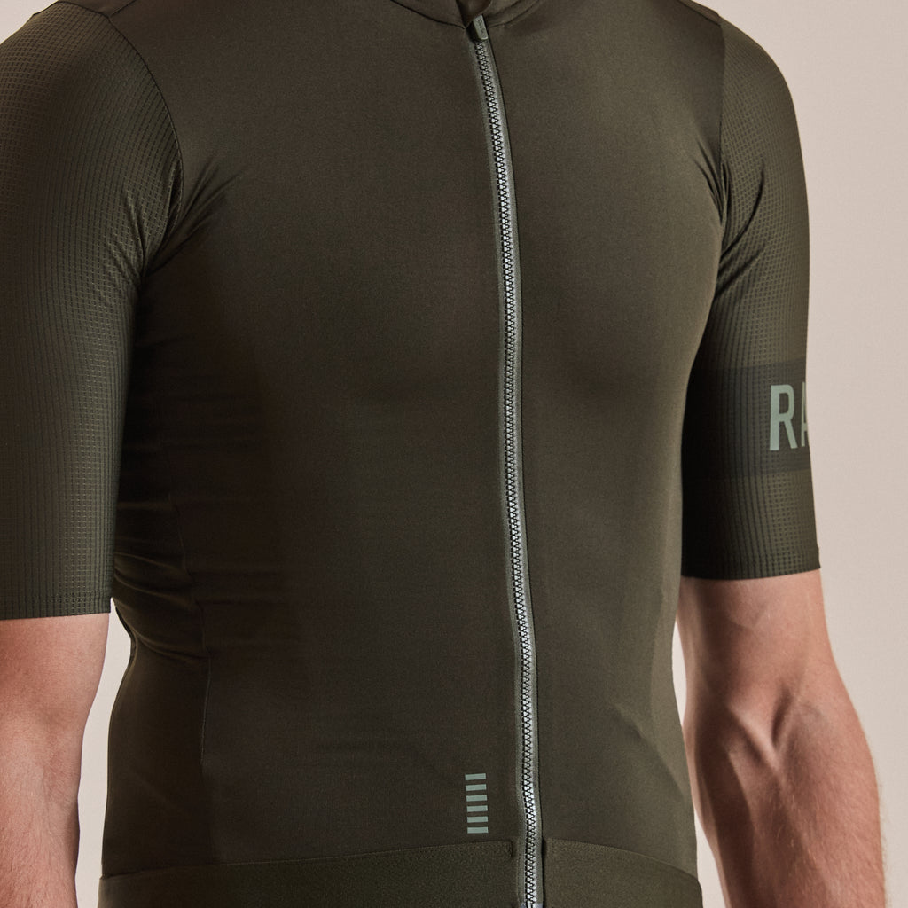 Men's Pro Team Jersey II - Bottle Green/Ivy