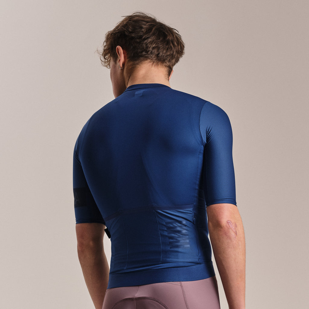 Men's Pro Team Jersey II - Fossil Blue/Marine Blue
