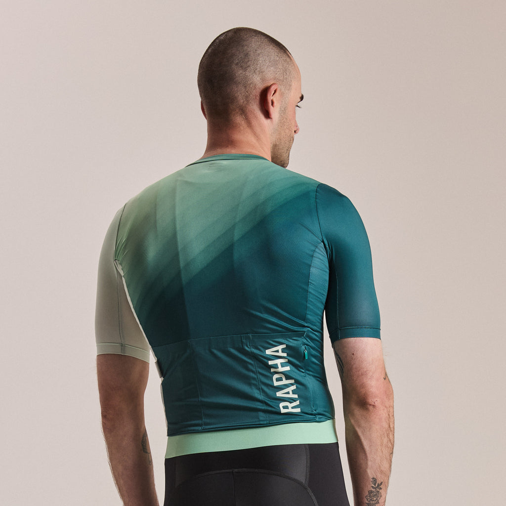 Men's Pro Team Training Jersey III - Surface Print - Green