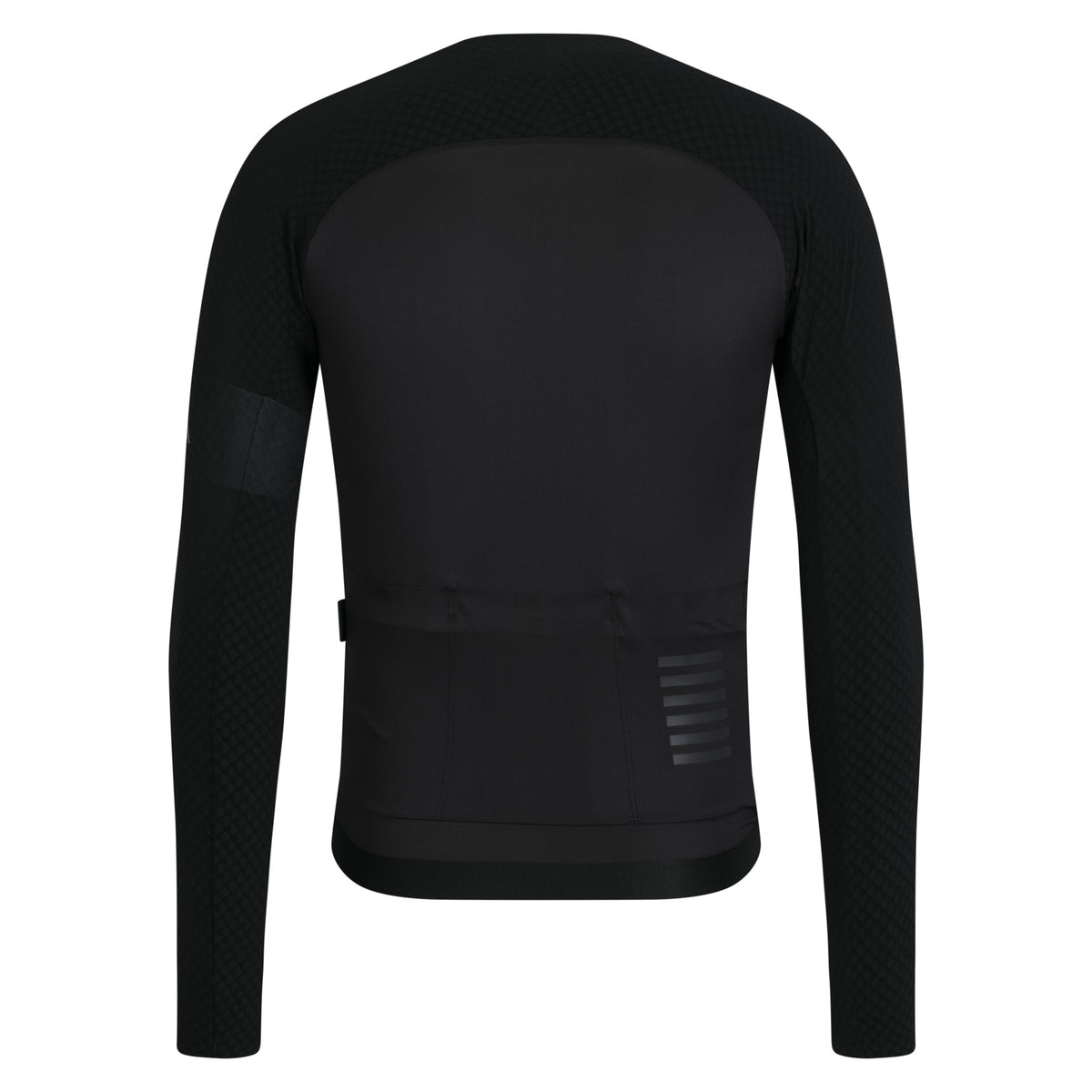 Men's Pro Team Long Sleeve Aero Jersey - Black/Black - Restock Coming Soon