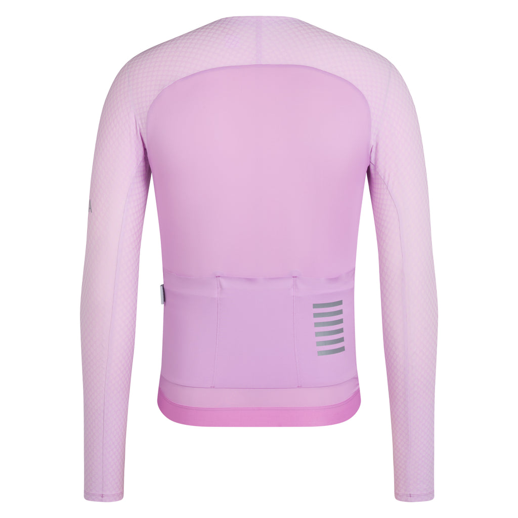 Men's Pro Team Long Sleeve Aero Jersey - Quartz/Silver