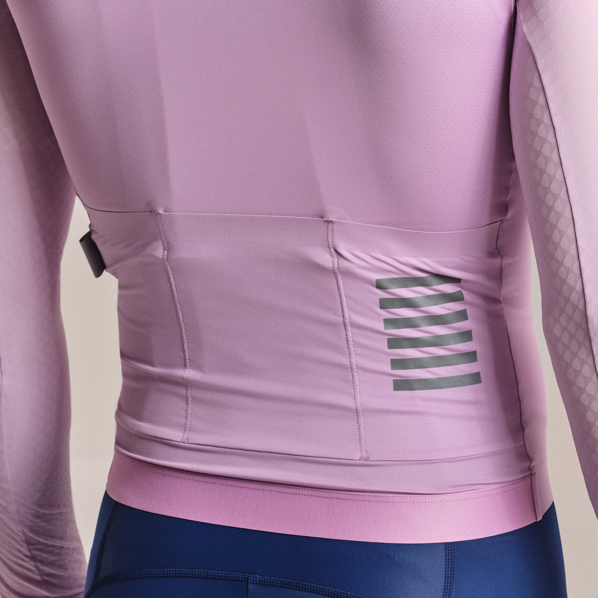Men's Pro Team Long Sleeve Aero Jersey - Quartz/Silver