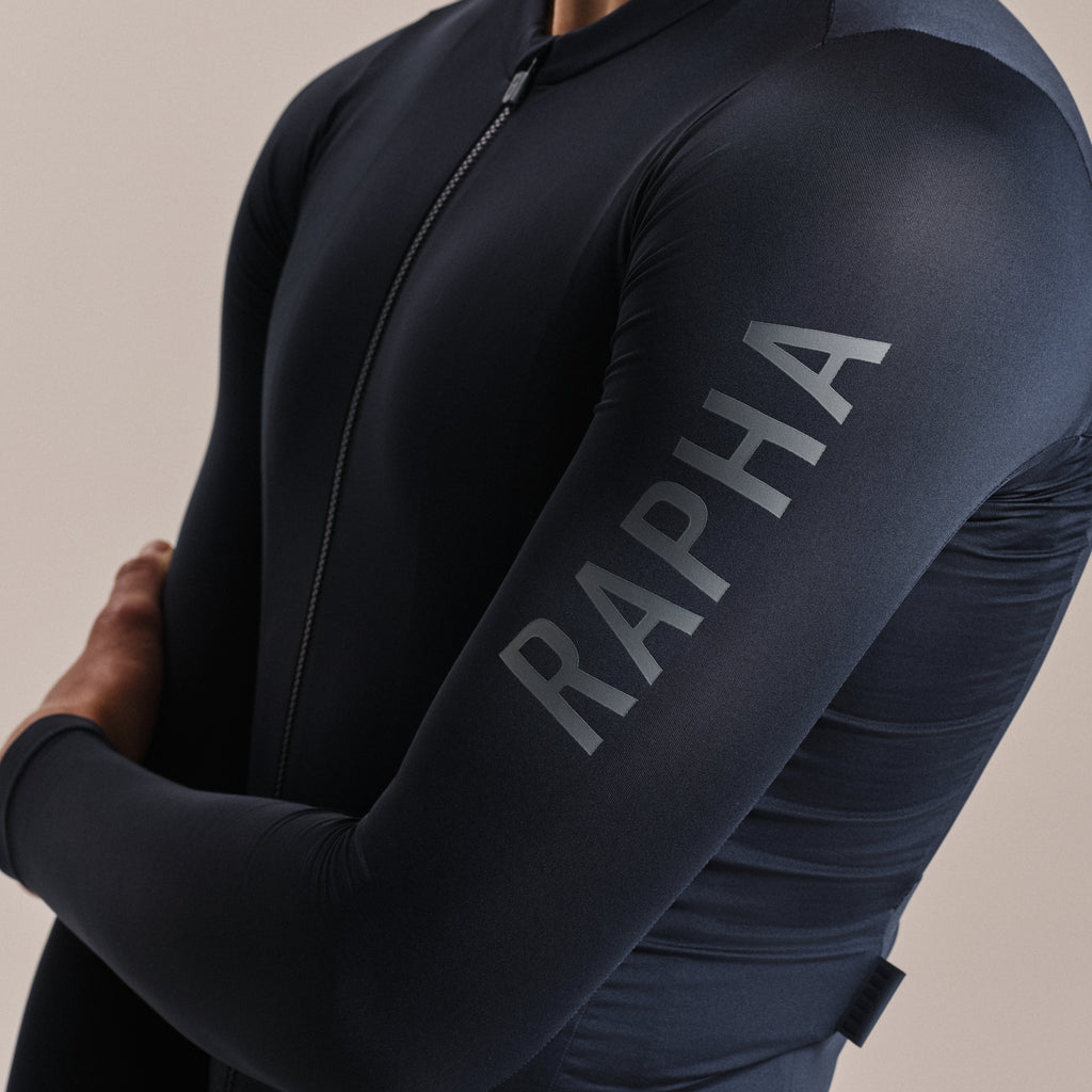Men's Pro Team Long Sleeve Lightweight Jersey III - Carbon/Dark Grey