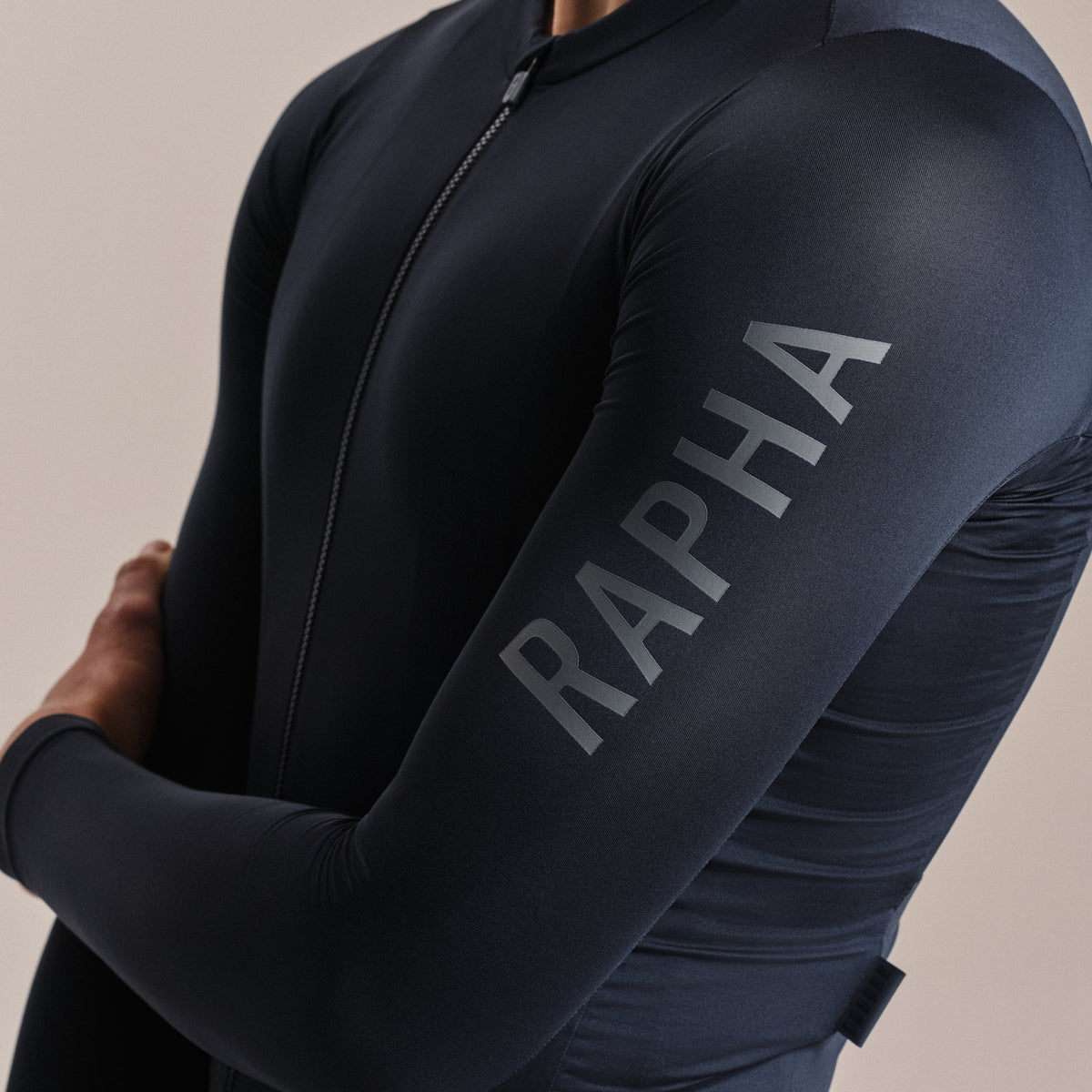 Men's Pro Team Long Sleeve Lightweight Jersey III - Carbon/Dark Grey