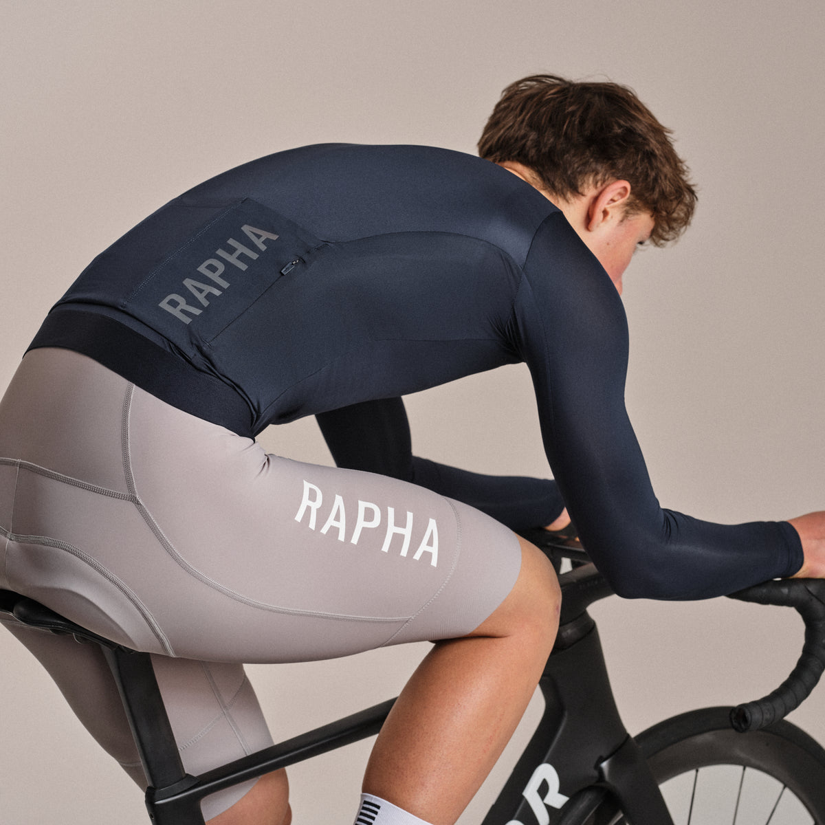 Men's Pro Team Long Sleeve Lightweight Jersey III - Carbon/Dark Grey