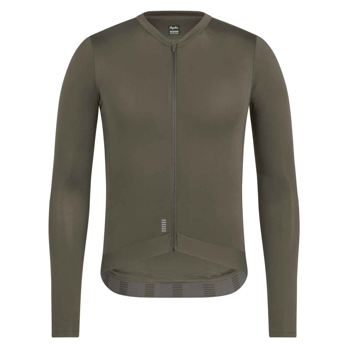 Men's Pro Team Long Sleeve Lightweight Jersey III - Moss Green/Smoky Silver
