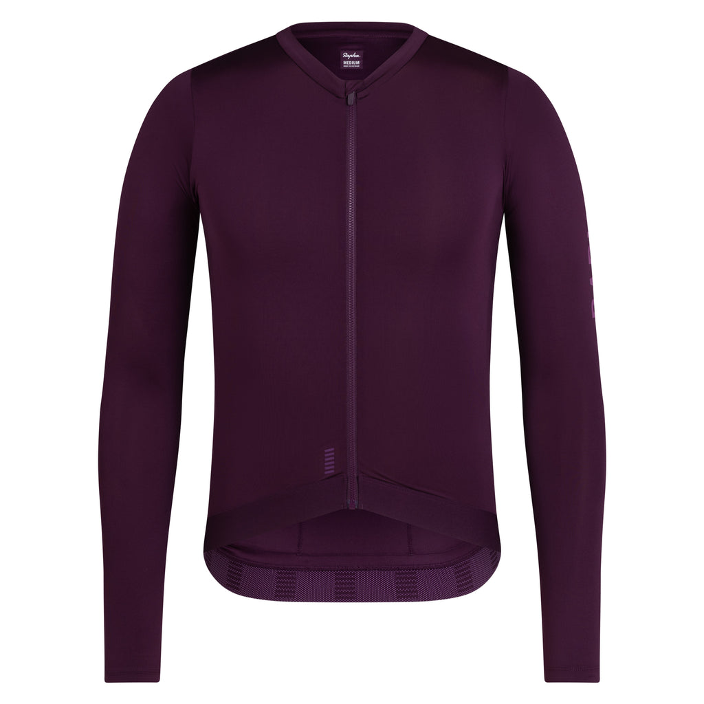 Men's Pro Team Long Sleeve Lightweight Jersey III - Plum/Deep Magenta