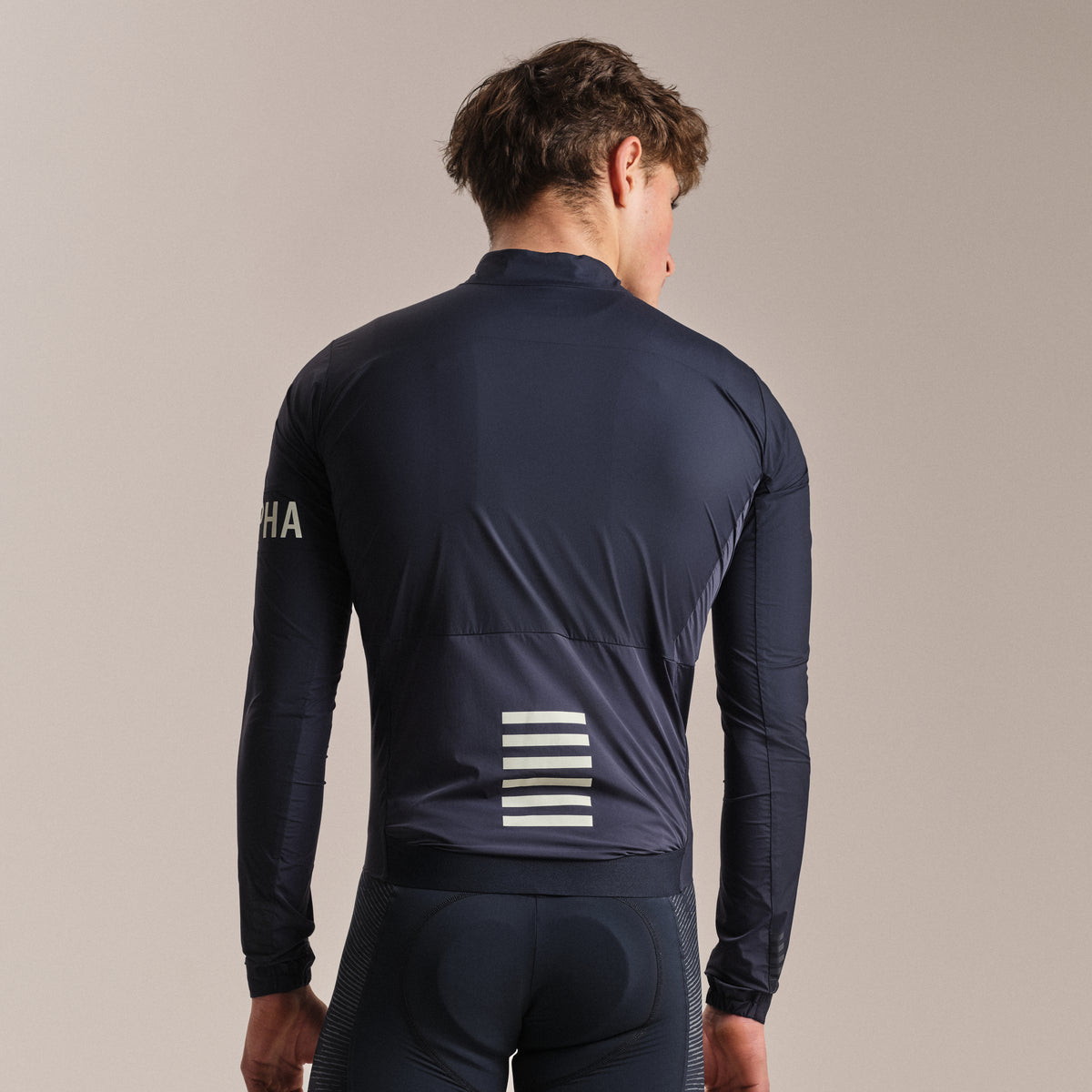 Men's Pro Team Lightweight Wind Jacket II - Carbon/White