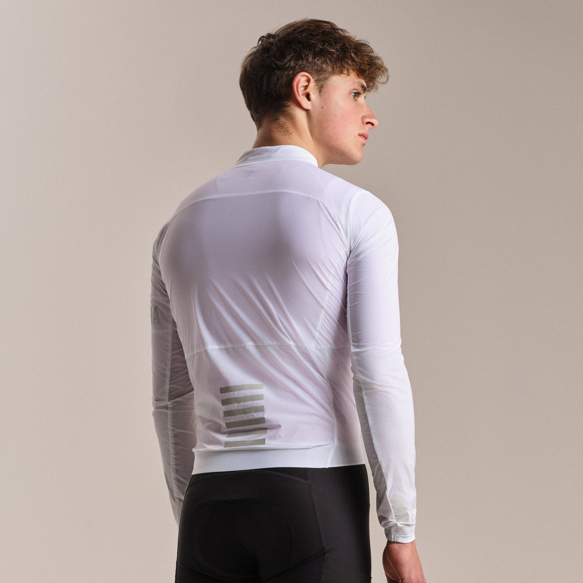 Men's Pro Team Lightweight Wind Jacket II - White/Silver