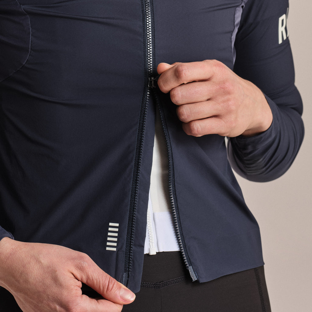 Women's Pro Team Lightweight Wind Jacket II - Carbon/White