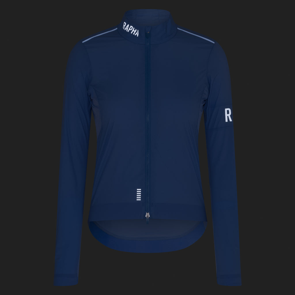 Women's Pro Team Lightweight Wind Jacket II - Bluebell/White