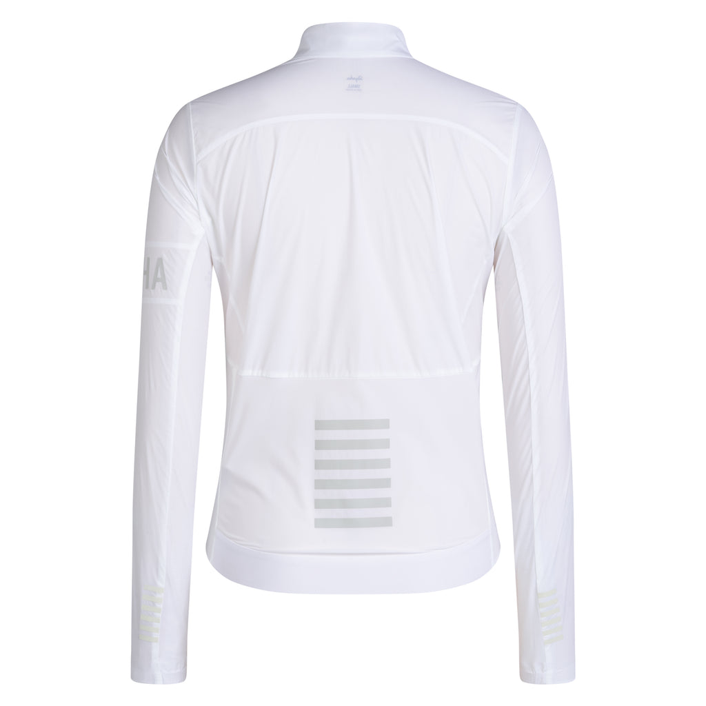 Women's Pro Team Lightweight Wind Jacket II - White/Silver