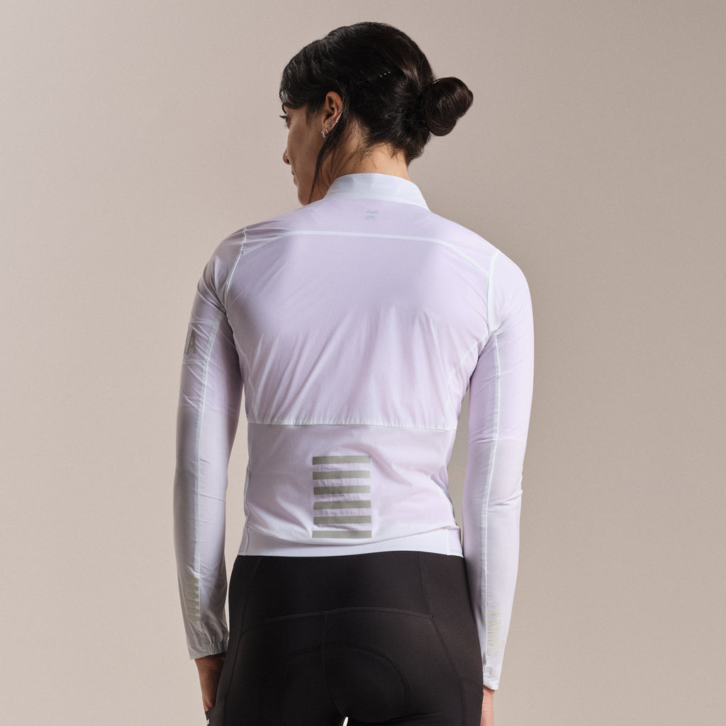 Women's Pro Team Lightweight Wind Jacket II - White/Silver