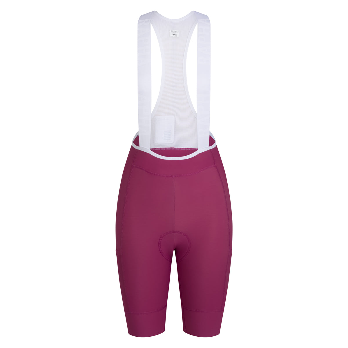 Women's Pro Team Cargo Bib Shorts - Regular - Raspberry/White