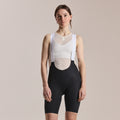 Women's Brevet Cargo Bib Shorts III - Black/White