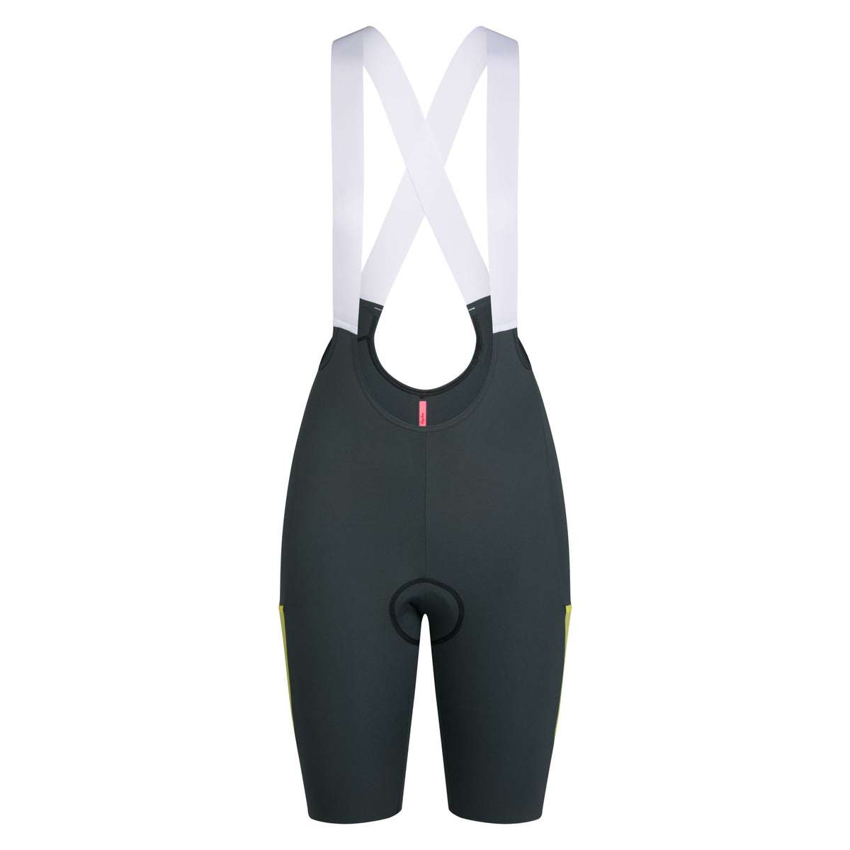 Women's Brevet Cargo Bib Shorts III - Dark Forest/White