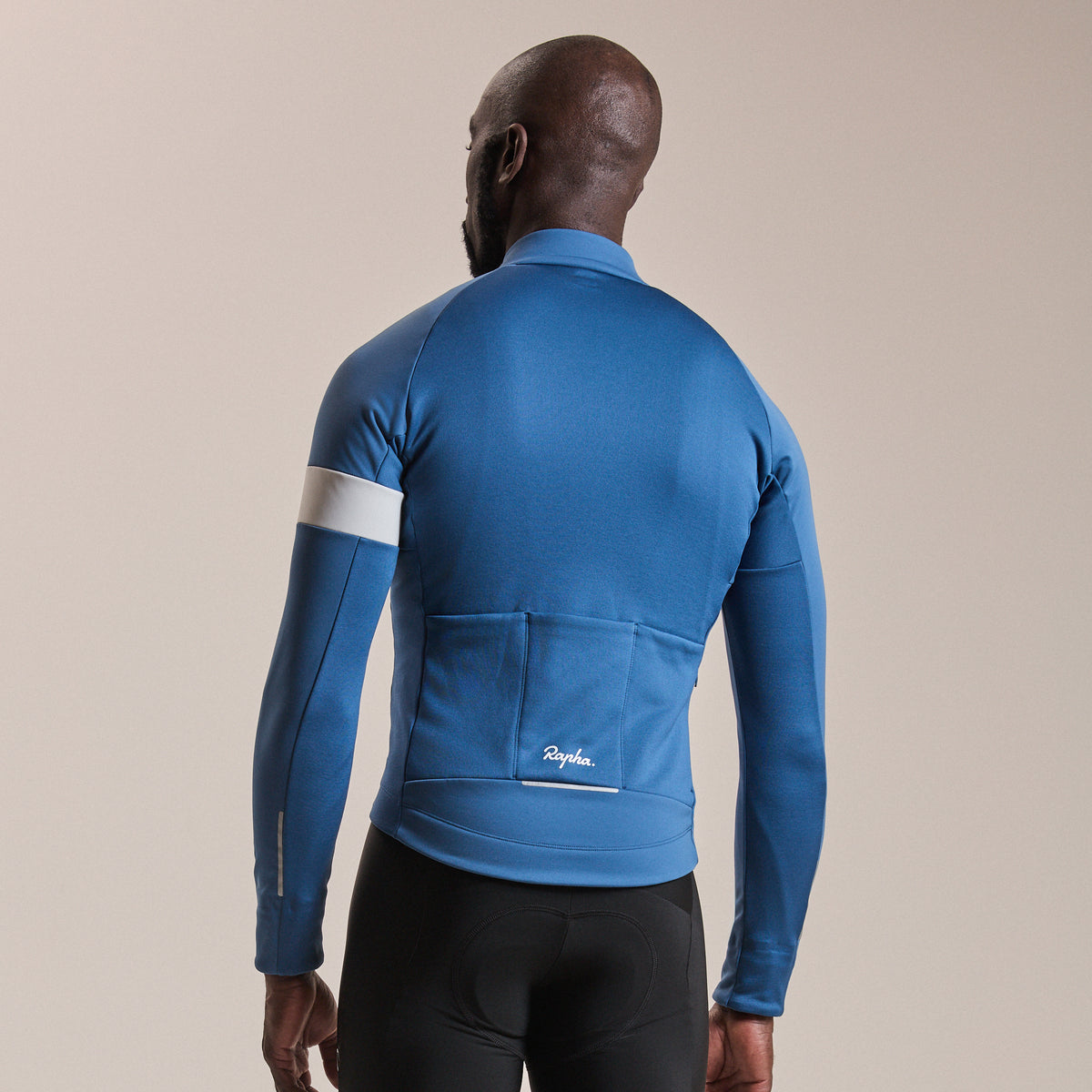 Men's Core Winter Jacket - Denim Blue/White
