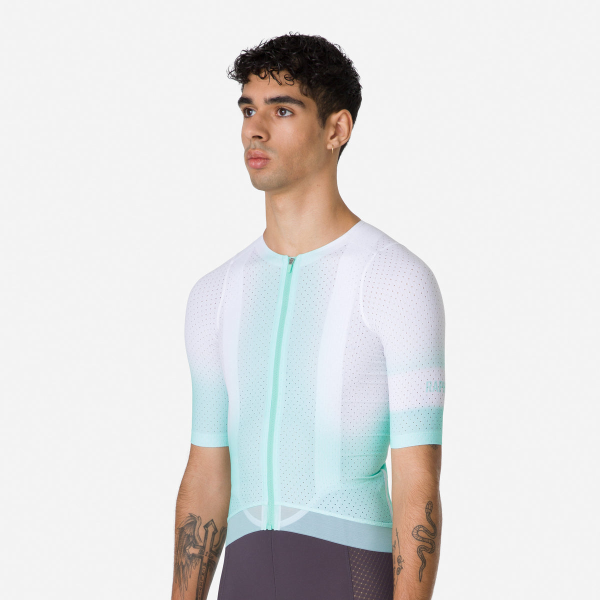 Men's Pro Team Ghost Air Jersey - Jade/White