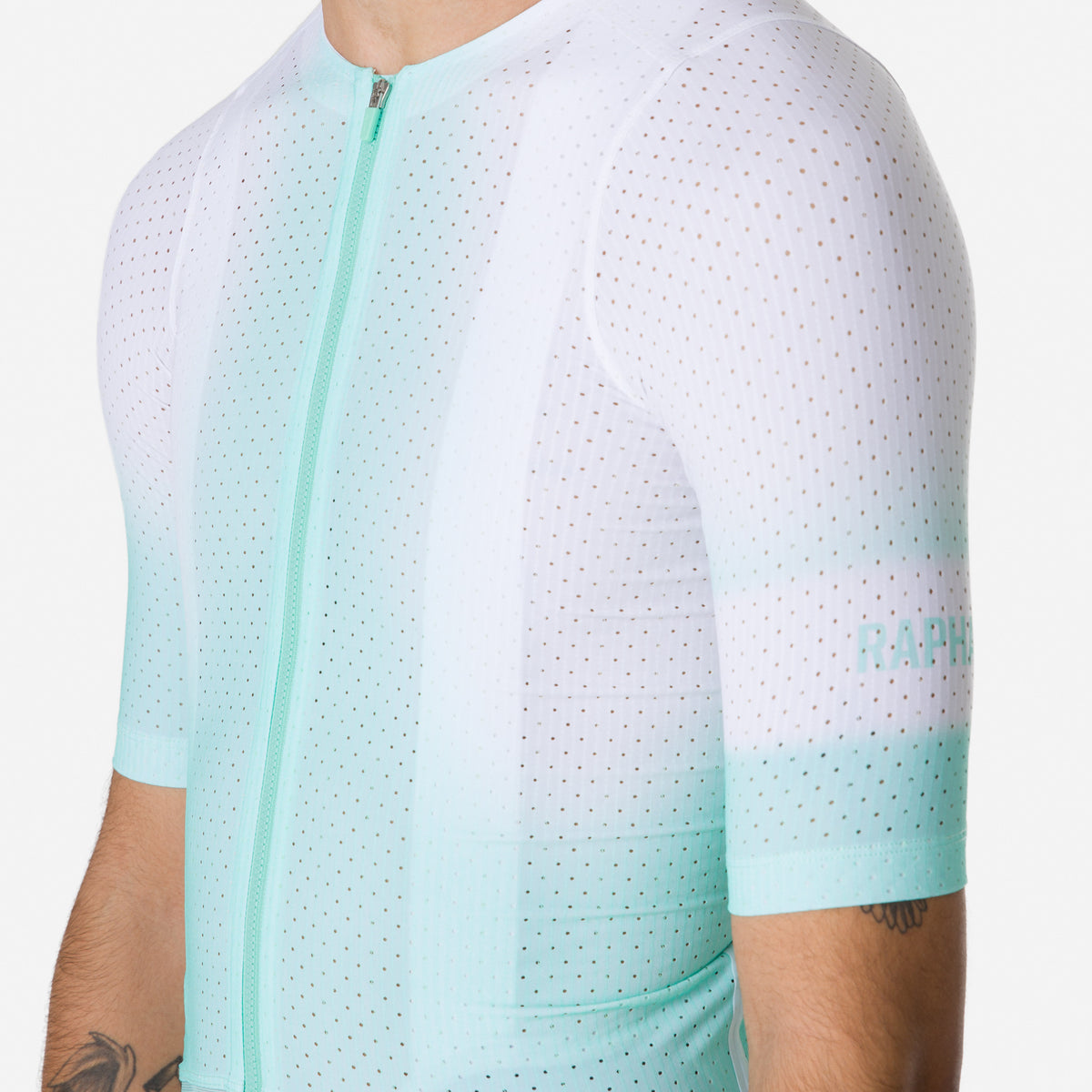 Men's Pro Team Ghost Air Jersey - Jade/White